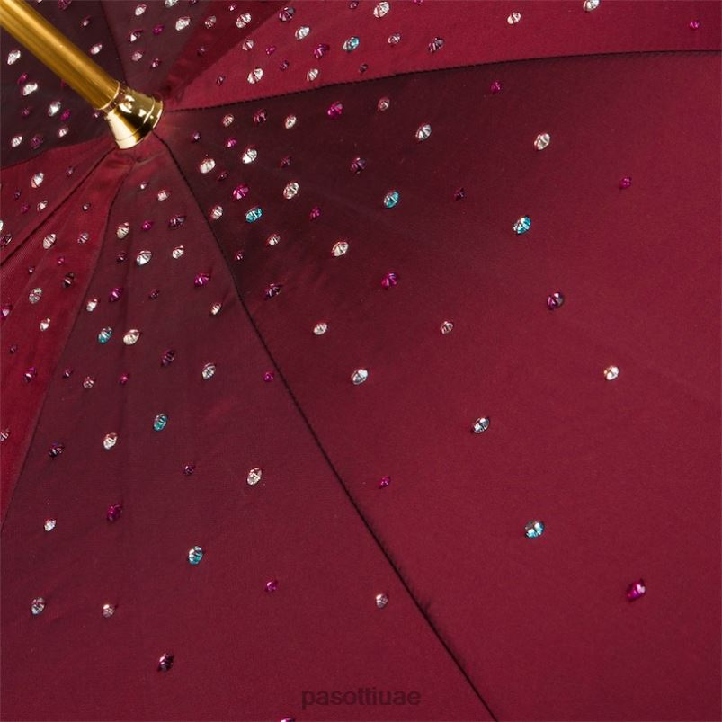 مظلة | 184 سيرج-17 يو2 - مظلة سواروفسكي بورجوندي، قماش مزدوج PASOTTI Z446V552